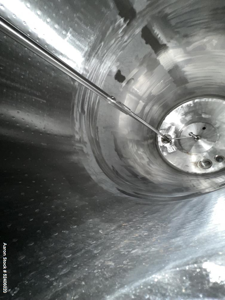 Used Robert Mitchell Jacketed Tank, Approximate 1150 Gallon, 304 Stainless Steel