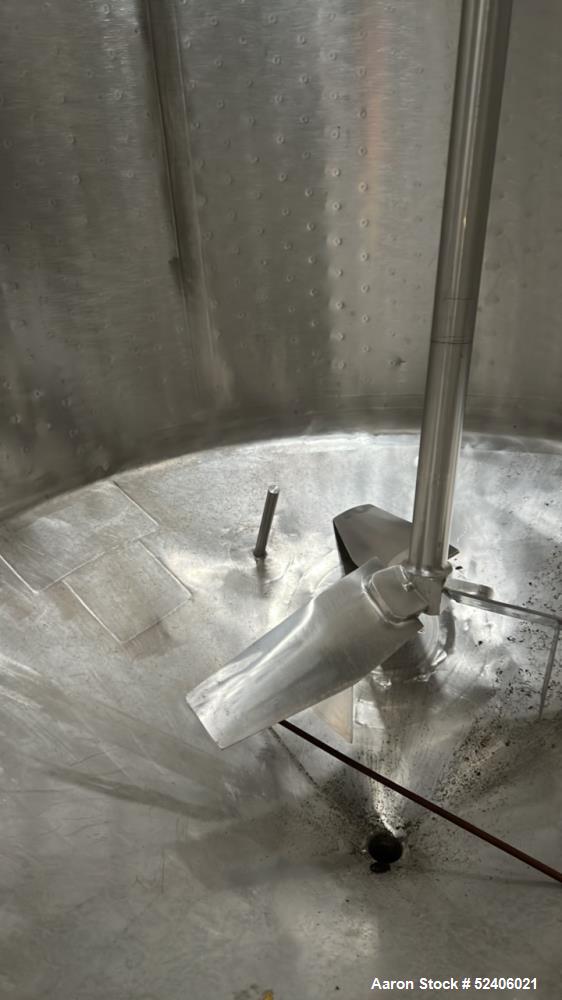 Used Robert Mitchell Jacketed Tank, Approximate 1150 Gallon, 304 Stainless Steel