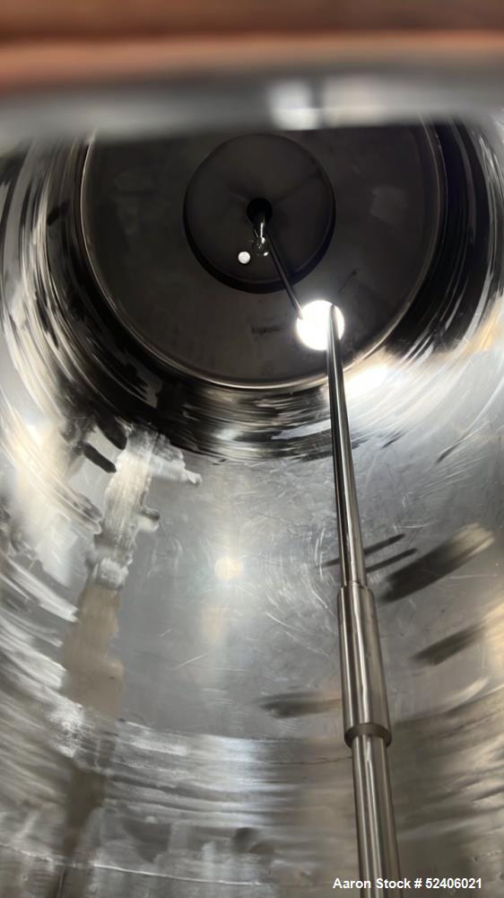 Used Robert Mitchell Jacketed Tank, Approximate 1150 Gallon, 304 Stainless Steel