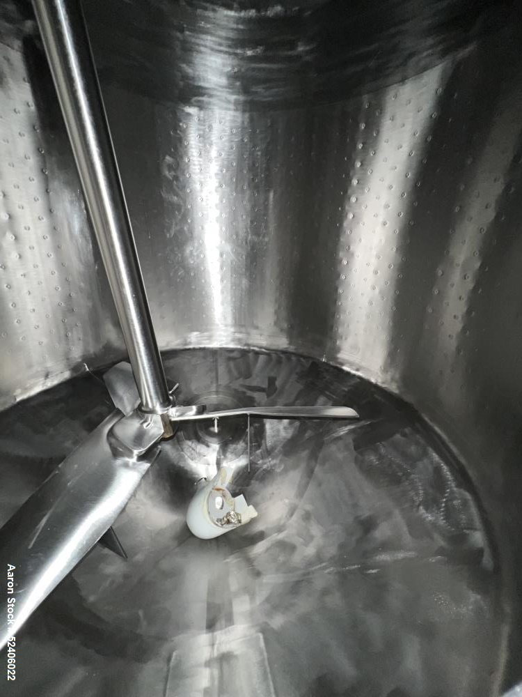 Used Robert Mitchell Jacketed Tank, Approximate 1150 Gallon, 304 Stainless Steel