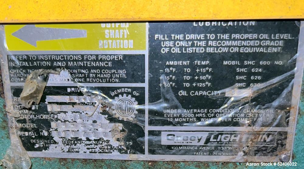 Used Robert Mitchell Jacketed Tank, Approximate 1150 Gallon, 304 Stainless Steel