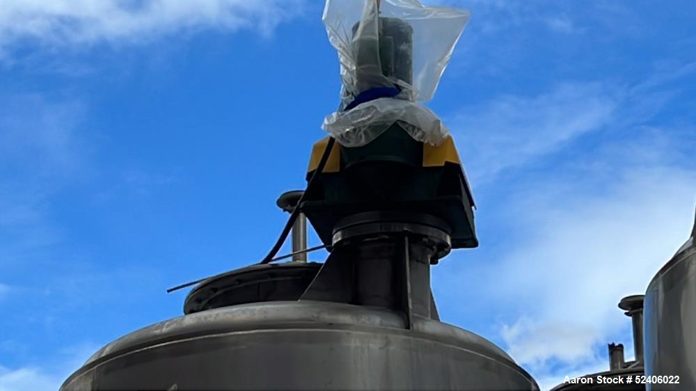 Used Robert Mitchell Jacketed Tank, Approximate 1150 Gallon, 304 Stainless Steel