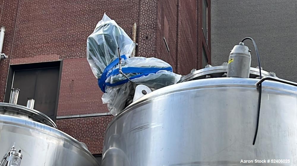 Used Robert Mitchell Balance Jacketed Tank, Approximate 1700 Gallon, 304 Stainle
