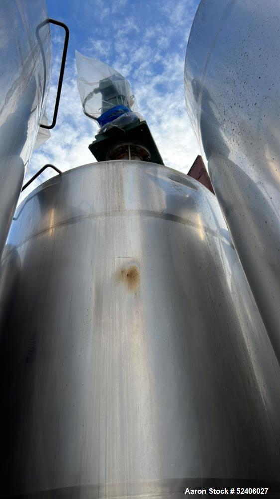 Used Robert Mitchell Balance Jacketed Tank, Approximate 1700 Gallon, 304 Stainle