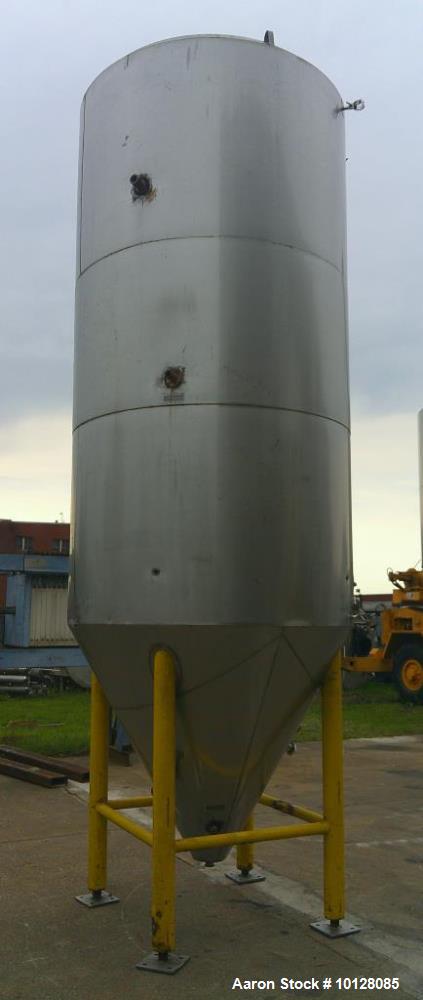 Used 2,000 Gallon Santa Rosa Stainless Steel Jacketed Vertical Tank – 20 PSI MAWP, Three-Zone