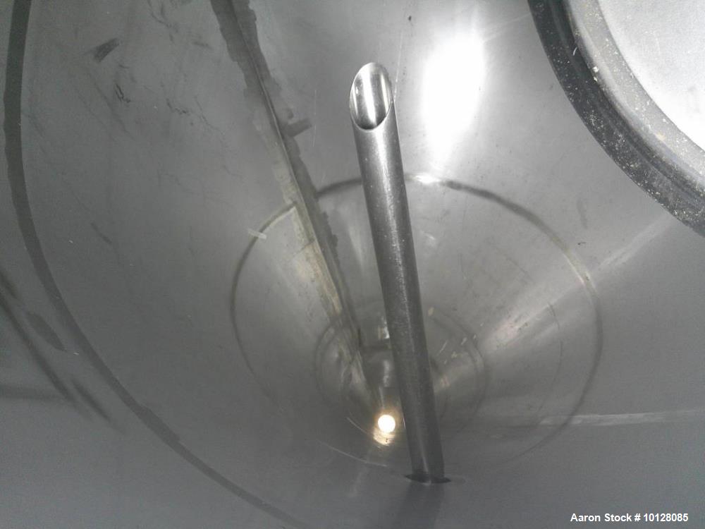 Used 2,000 Gallon Santa Rosa Stainless Steel Jacketed Vertical Tank – 20 PSI MAWP, Three-Zone