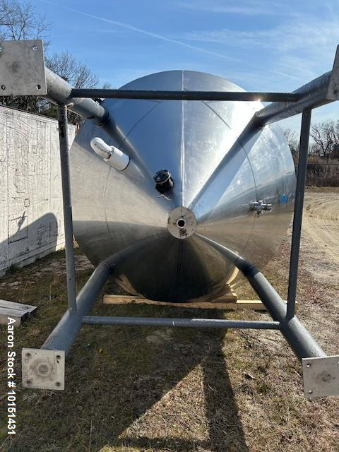 Approximately 4,650 Gallon 304 Stainless Steel Jacketed Vessel Manufacturer: