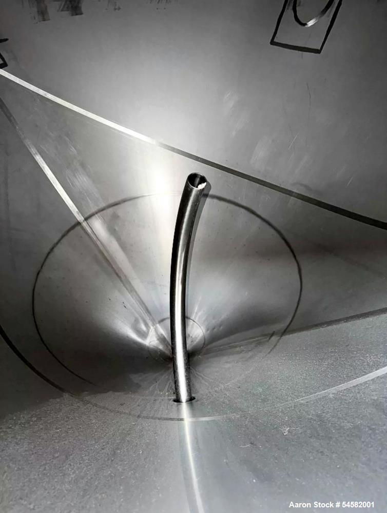 Used Santa Rosa 4,650 Gallon (150 BBL) Stainless Steel Jacketed Fermenter Tank – Vertical Cone Bottom Fermentation Vessel