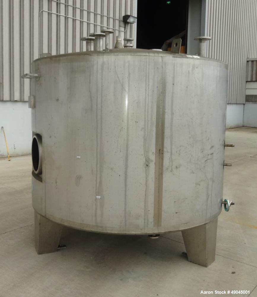 Used Sielmann Tank, Approximate 1385 Gallon (5,244 Liter), 304 Stainless Steel,