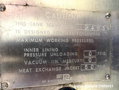 St. Regis 2000 Gallon Sanitary jacketed Mix Tank/Processor/Pasteurizer/Kettle.