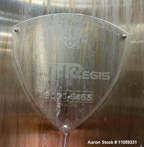St. Regis 2000 Gallon Sanitary jacketed Mix Tank/Processor/Pasteurizer/Kettle.