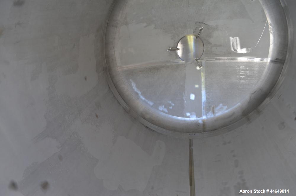 Unused- Stainless Fabrication Pressure Tank, 1500 Gallon, 316L Stainless Steel, Vertical. Approximate 72" diameter x 74" straight side, dished top and bottom. Internal rated 90 psi at -20 to 500 degr...