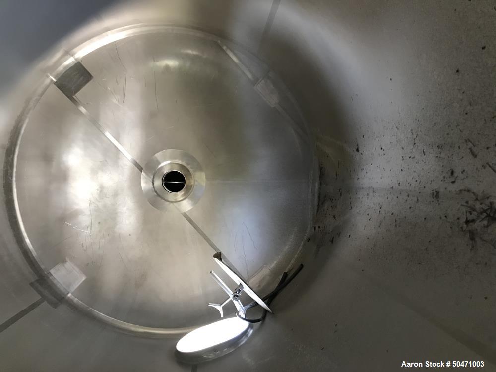 Used Stainless Steel Fabrication Inc. 3,500 Gallon Tank. Design Pres. 0.361 psig @ 200 deg F.  Design Vacuum: 0.736 In HG.  Serial #5367-1. Built 2002.