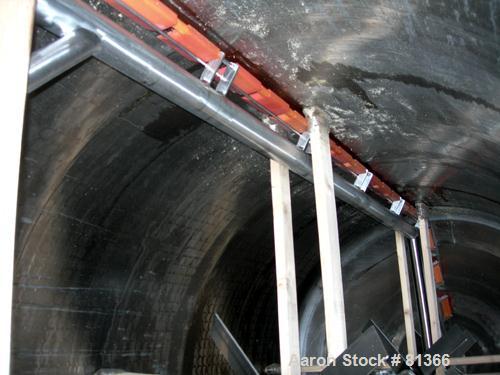 USED:Stainless Fabrication Inc double motion mix tank, 4000 gallon, 316L stainless steel, vertical. 7' diameter x 13' straight side. Dished top, coned bottom, stainless steel agitator bridge with a d...