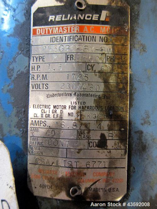 Used Stapco Tank, 3200 Gallon, 304 Stainless Steel, Vertical. Approximately 84" diameter x 130" straight side, open top with a cover, dished bottom. Approximately 48" tall sidewall section added to o...