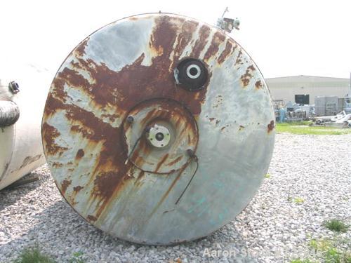 USED: 3000 Gallon stainless steel jacketed mix tank/reactor. 90" OD x105" straight side, 316 stainless steel construction with carbon steeljacket. Top head is 1/2" solid 316 stainless steel, shell 5/...