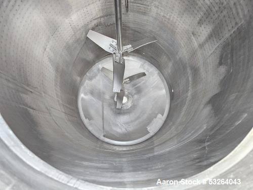 Used 2500 Gallon Superior Steel Jacketed Mixing Tank – Dual Turbine Agitation, 150 PSI Jacket (2017)
