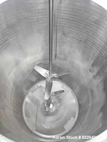 Used 2500 Gallon Superior Steel Jacketed Mixing Tank – Dual Turbine Agitation, 150 PSI Jacket (2017)