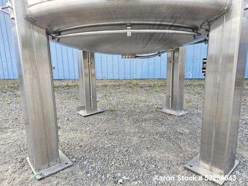 Used 2500 Gallon Superior Steel Jacketed Mixing Tank – Dual Turbine Agitation, 150 PSI Jacket (2017)