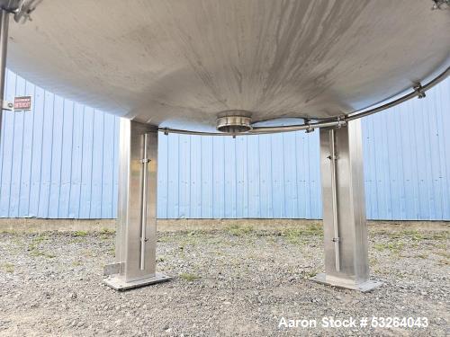 Used 2500 Gallon Superior Steel Jacketed Mixing Tank – Dual Turbine Agitation, 150 PSI Jacket (2017)