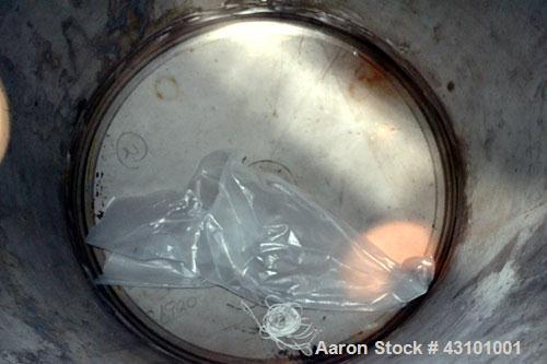 Used Tolan Machinery Pressure Tank, 1500 Gallon, 316 Stainless Steel, Vertical. 78’’ Diameter x 72’’ straight side, dished top and bottom.Internal rated 150 psi at -20 to 400 degrees F.Openings:top 2...