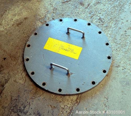 Used Tolan Machinery Pressure Tank, 1500 Gallon, 316 Stainless Steel, Vertical. 78’’ Diameter x 72’’ straight side, dished top and bottom.Internal rated 150 psi at -20 to 400 degrees F.Openings:top 2...