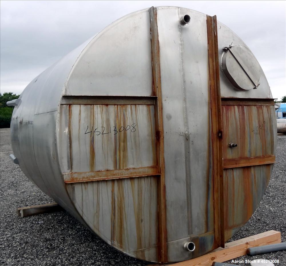Used 5200 Gallon Stainless Steel Tri-Canada Fittings Tank