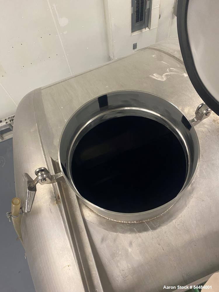 Used Trinity Industries 4,500 Gallon Stainless Steel Holding Tank | Admix Rotosolver High Shear Mixing System