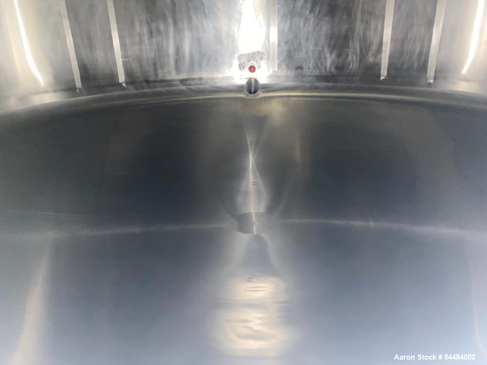 Used 4,500 Gallon Stainless Steel Mixing Tank | Trinity Horizontal Vessel w/ Admix Rotosolver