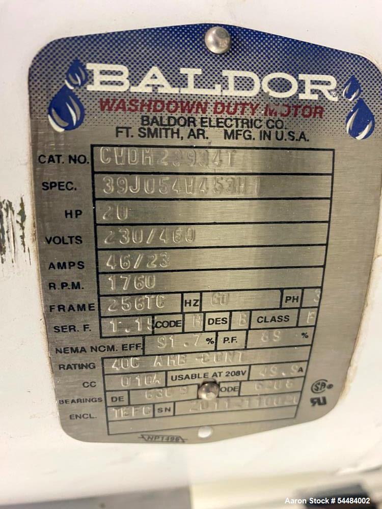 Used 4,500 Gallon Stainless Steel Mixing Tank | Trinity Horizontal Vessel w/ Admix Rotosolver