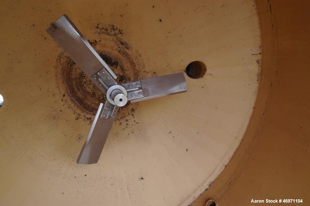 Used Troy Boiler Works API Standard 650 Tank, 3396 Gallon, 316 Stainless Steel, Vertical. Approximate 96” diameter x 96” straight side, open top with 2 piece cover, coned bottom. Internal rated maxim...