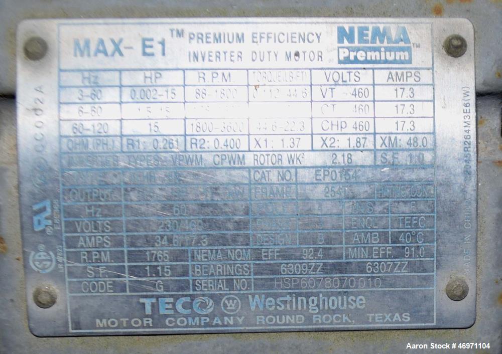 Used Troy Boiler Works API Standard 650 Tank, 3396 Gallon, 316 Stainless Steel, Vertical. Approximate 96” diameter x 96” straight side, open top with 2 piece cover, coned bottom. Internal rated maxim...