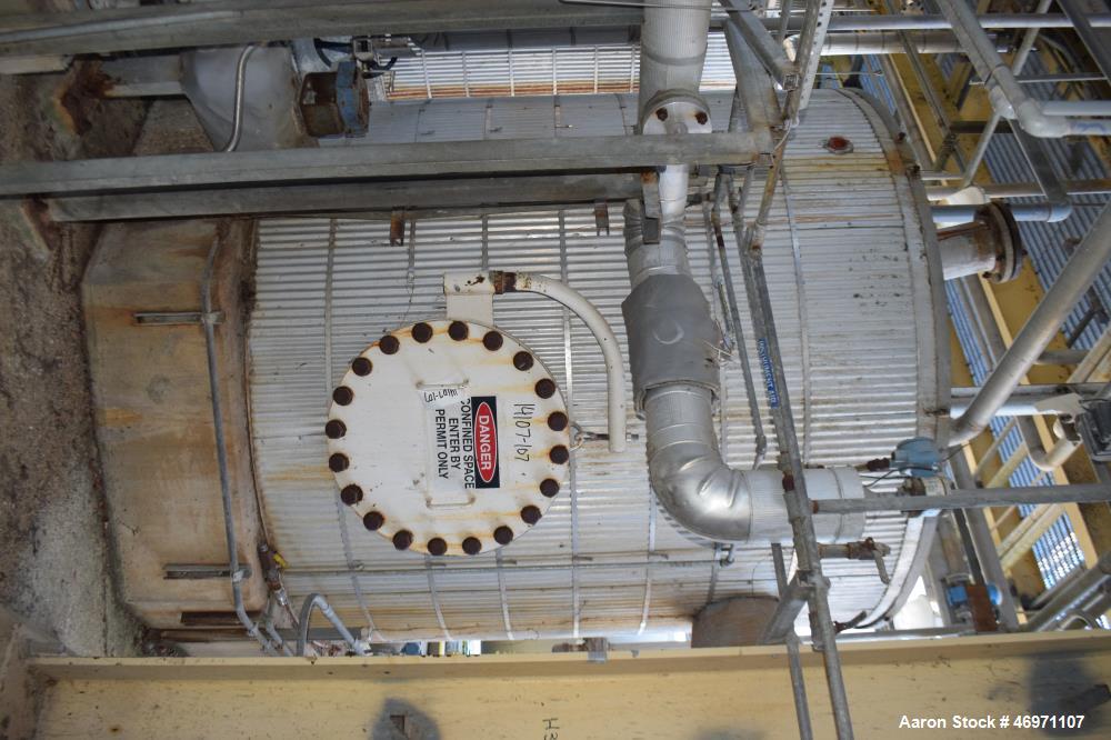 Used Troy Boiler Works API Standard 650 Tank, 3000 Gallon, 316 Stainless Steel, Vertical. Approximate 96” diameter x 96” straight side, bolt on coned top, flat bottom. Internal rated maximum operatin...
