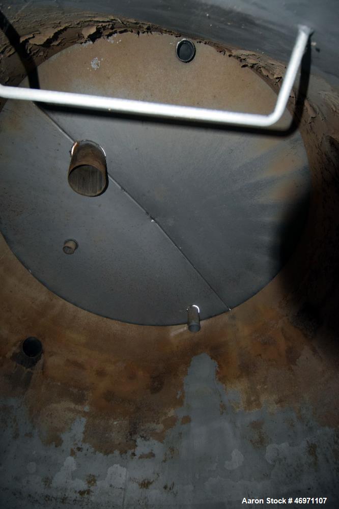 Used Troy Boiler Works API Standard 650 Tank, 3000 Gallon, 316 Stainless Steel, Vertical. Approximate 96” diameter x 96” straight side, bolt on coned top, flat bottom. Internal rated maximum operatin...