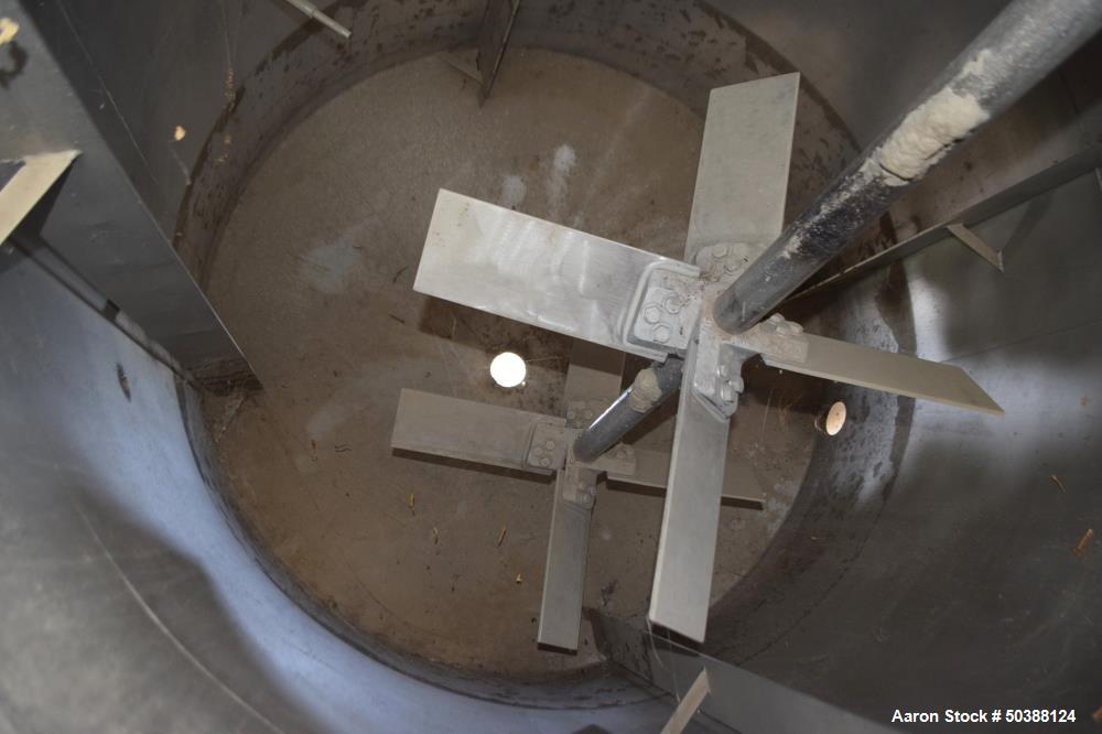 Used Tank, Approximate 1000 Gallon, Stainless Steel, Vertical