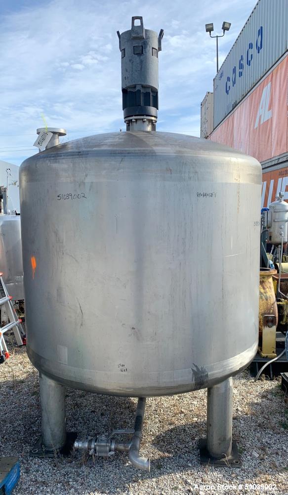 Used Stainless Steel REC Industries Mix Tank