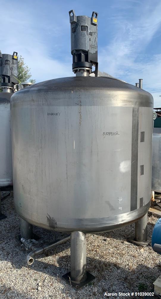 Used Stainless Steel REC Industries Mix Tank