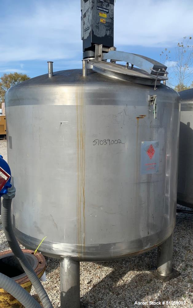 Used Stainless Steel REC Industries Mix Tank