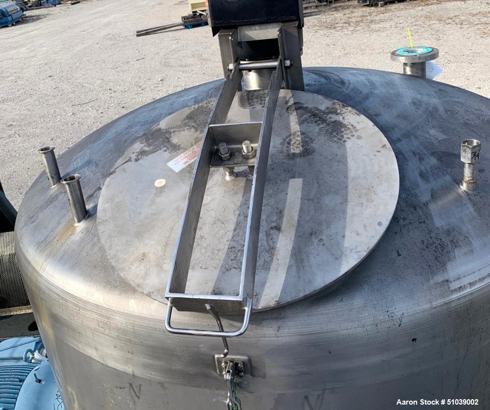 Used Stainless Steel REC Industries Mix Tank