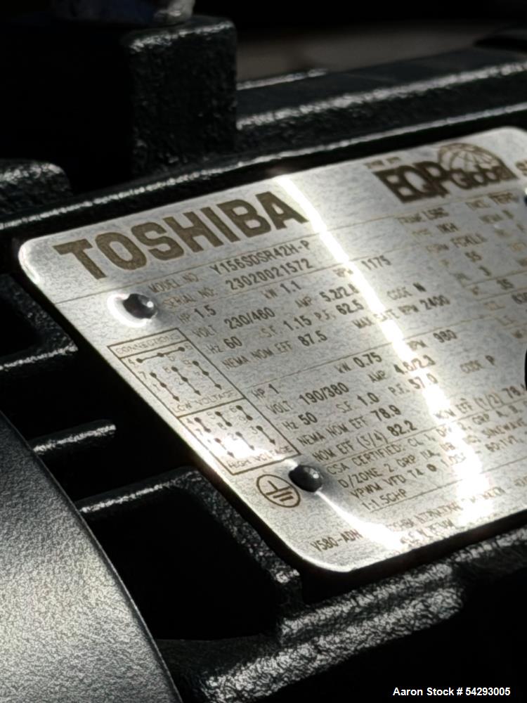 304 Stainless Steel 1,250 Gallon Batch Tank with Dual Turbine Agitator & Interna