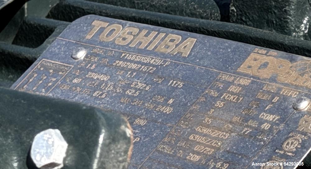 304 Stainless Steel 1,250 Gallon Batch Tank with Dual Turbine Agitator & Interna