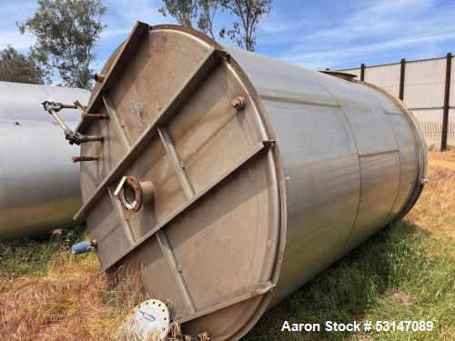 Industrial 4,250 Gallon Stainless Steel Tank – Vertical, UL Rated