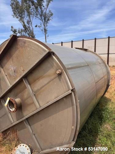 4,250 Gallon Stainless UL Storage Tank – Vertical Design, Solvent Use