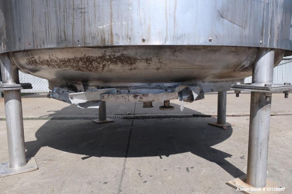 Used Vendome 1,400 Gallon Stainless Steel Processor | Dual Agitation | Jacketed | 100 PSI |