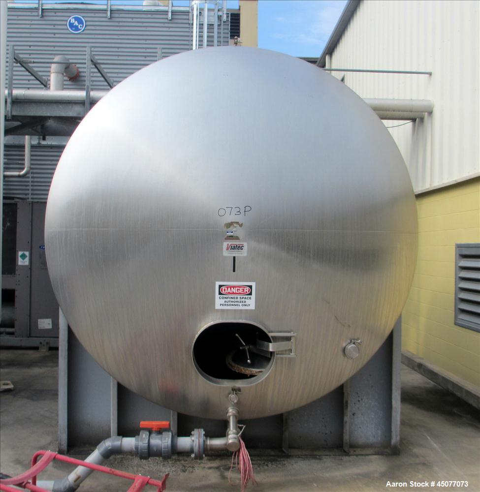 Used 4000 Gallon Stainless Steel Viatec Storage Tank
