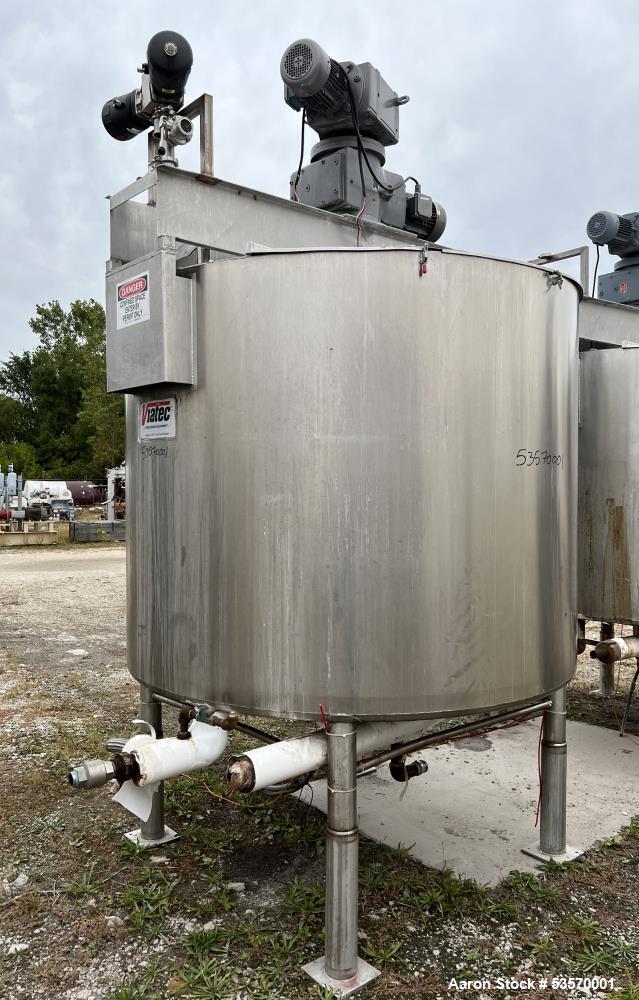 Viatec 1049 Gallon Jacketed Mix Tank