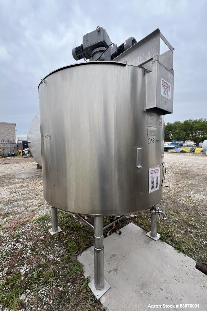 Viatec 1049 Gallon Jacketed Mix Tank