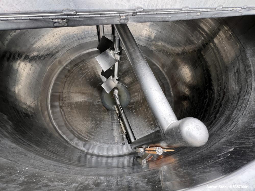 Viatec 1049 Gallon Jacketed Mix Tank
