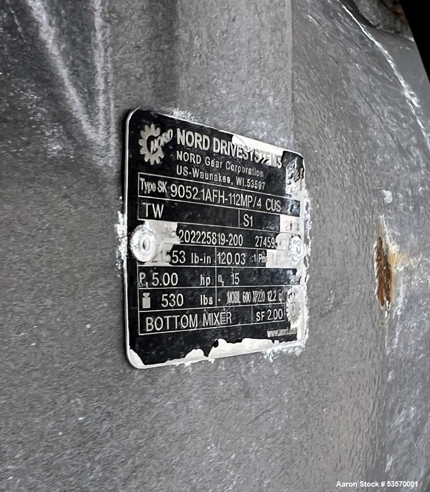 Viatec 1049 Gallon Jacketed Mix Tank