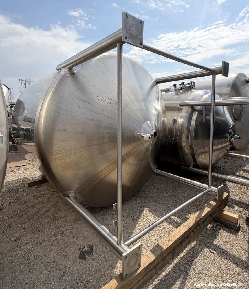 Used Sprinkman 3,767 Gallon Agitated Pressure Tank  304 SS, 45 PSI/FV,